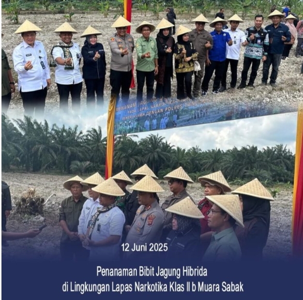 Ketua DPRD Hj. Zilawati, S.H Ikut Program Akselerasi Menteri Impas dan Ketahanan Pangan Menanam Jagung Hibrida di Lapas Kelas IIB